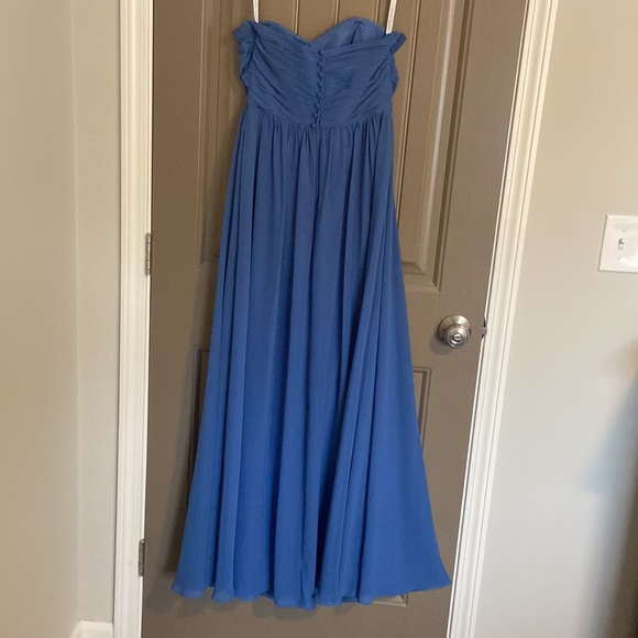 Alfred Angelo Powder Blue Floor Length Dress - Picture 2 of 2